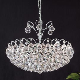 Lustra cristal Asfour, KRISTALL KLASSISCH crom 55cm