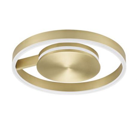 Lustre aplicate - Lustra circulara aluminiu bronze LED CCT SIENA 40cm