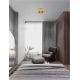 Lustre aplicate - Lustra circulara aluminiu bronze LED CCT SIENA 40cm