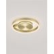 Lustre aplicate - Lustra circulara aluminiu bronze LED CCT SIENA 40cm