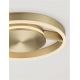 Lustre aplicate - Lustra circulara aluminiu bronze LED CCT SIENA 40cm