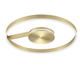 Lustre aplicate - Lustra circulara aluminiu bronz LED CCT SIENA 60cm