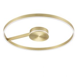 Lustre aplicate - Lustra circulara aluminiu bronz LED CCT SIENA 80cm