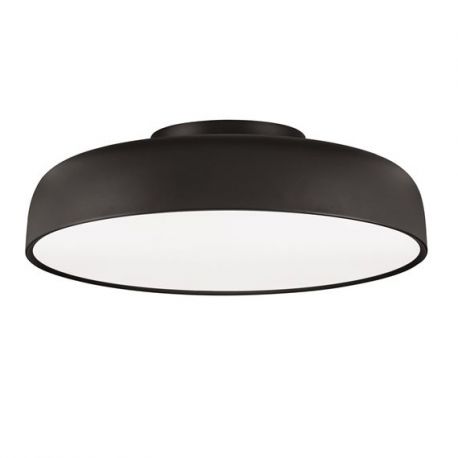 Plafoniere - Plafoniera LED stil modern 3000K NOELIA negru 50cm