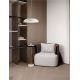 Pendule, Lustre suspendate - Lustra LED suspendata stil modern FELICIA alba 45cm