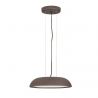 Lustra LED suspendata stil modern FELICIA maro 45cm