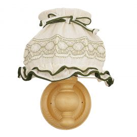 Aplice, corpuri de iluminat pentru pereti - Aplica de perete rustica din lemn KITZ