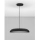 Pendule, Lustre suspendate - Lustra LED suspendata stil modern FELICIA negru 60cm