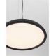Pendule, Lustre suspendate - Lustra LED suspendata stil modern FELICIA negru 60cm