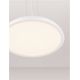 Pendule, Lustre suspendate - Lustra LED suspendata stil modern FELICIA alba 60cm