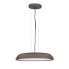 Lustra LED suspendata stil modern FELICIA maro 60cm