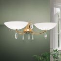 Aplica de perete OPALDESIGN, auriu mat