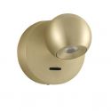 Aplica de perete cu spot LED SFERA aurie