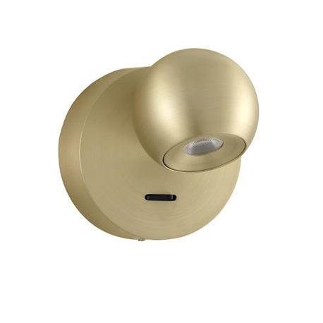 Aplice cu Spot - Aplica de perete cu spot LED SFERA aurie