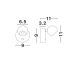 Aplice cu Spot - Aplica de perete cu spot LED SFERA aurie