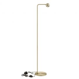 Lampa de podea cu spot LED SFERA aurie