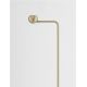 Lampadare - Lampa de podea cu spot LED SFERA aurie