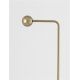 Lampadare - Lampa de podea cu spot LED SFERA aurie