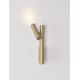Aplice cu Spot - Aplica de perete cu spot LED ARCO aurie