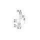 Aplice cu Spot - Aplica de perete cu spot LED ARCO aurie