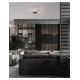 Lustre aplicate - Lustra LED aplicata stil modern RUBIC alb negru