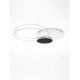 Lustre aplicate - Lustra LED aplicata stil modern RUBIC alb negru