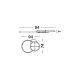 Lustre aplicate - Lustra LED aplicata stil modern RUBIC alb negru