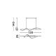 Pendule, Lustre suspendate - Lustra LED suspendata moderna GEMMA