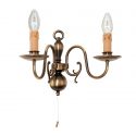 Aplica de perete design rustic FLAMISCH patina
