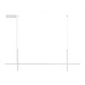 Lustra LED suspendata stil minimalist LOOMA alba