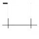 Pendule, Lustre suspendate - Lustra LED suspendata stil minimalist LOOMA negru