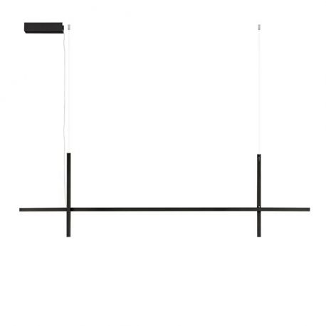 Pendule, Lustre suspendate - Lustra LED suspendata stil minimalist LOOMA negru