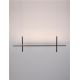 Pendule, Lustre suspendate - Lustra LED suspendata stil minimalist LOOMA negru