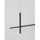 Pendule, Lustre suspendate - Lustra LED suspendata stil minimalist LOOMA negru
