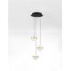 Pendule, Lustre suspendate - Lustra cu 3 Pendule LED stil modern ALAZ
