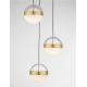 Pendule, Lustre suspendate - Lustra cu 3 Pendule LED stil modern ALAZ