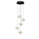 Lustra cu 5 Pendule LED stil modern ALAZ