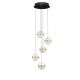 Lustra cu 5 Pendule LED stil modern ALAZ