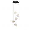 Lustra cu 5 Pendule LED stil modern ALAZ