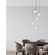 Pendule, Lustre suspendate - Lustra cu 5 Pendule LED stil modern ALAZ