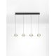 Pendule, Lustre suspendate - Lustra cu 4 Pendule LED stil modern ALAZ