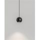 Pendule, Lustre suspendate - Pendul incastrabil LED stil minimalist 3000K NOTIC negru