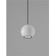 Pendule, Lustre suspendate - Pendul incastrabil LED stil minimalist 2700K NOTIC alb