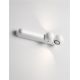 Plafoniere cu spoturi, Spoturi aplicate - Plafoniera cu 2 Spoturi LED stil minimalist 3000K NOTIC alb