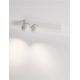 Plafoniere cu spoturi, Spoturi aplicate - Plafoniera cu 2 Spoturi LED stil minimalist 2700K NOTIC alb