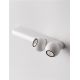 Plafoniere cu spoturi, Spoturi aplicate - Plafoniera cu 2 Spoturi LED stil minimalist 2700K NOTIC alb