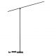 Lampadare - Lampa LED dimabila de podea directionabila TENSO negru