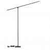 Lampa LED dimabila de podea directionabila TENSO negru