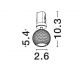 Spoturi tavan fals - Spot incastrabil LED 3000K aluminiu alb NOTIC