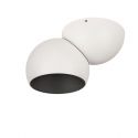 Spot LED aplicat aluminiu LUSA alb 